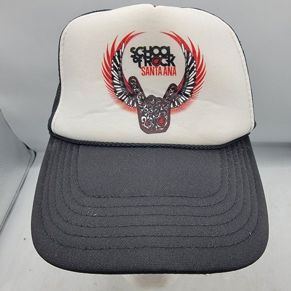 School Of Rock Santa Ana Trucker Hat Mesh Back Casual California Breathable - Picture 1 of 9